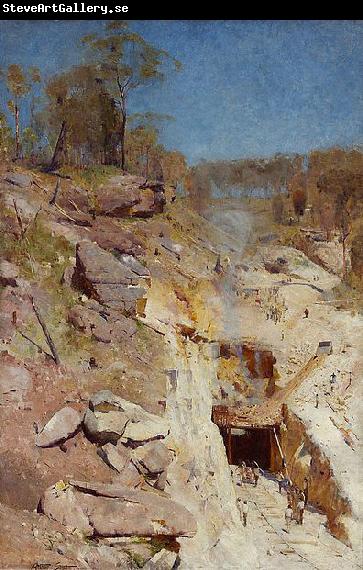 Arthur streeton Fire On